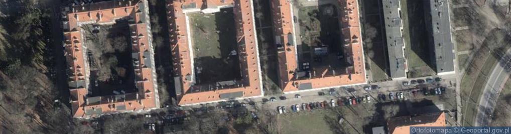 Zdjęcie satelitarne Wspólnota Mieszkaniowa Beyzyma 8, 9, 10, 11, 12, Gorkiego 23, 24, 25, 26, 27