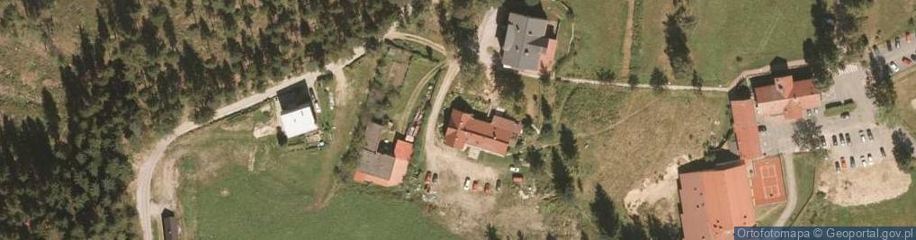 Zdjęcie satelitarne Wspólnota Mieszkaniowa-Bławatek ul.Myśliwska 17 Karpacz