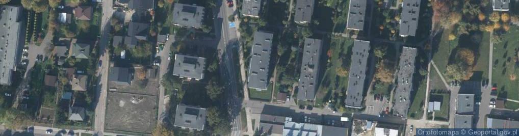 Zdjęcie satelitarne Wspólnota Mieszkaniowa Bloku nr 7 przy ul.Polnej w Hrubieszowie