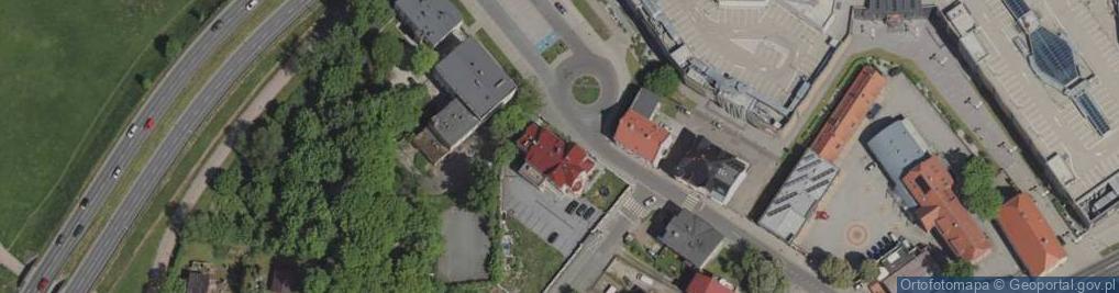 Zdjęcie satelitarne Wspólnota Mieszkaniowa Dąbrowica 16 Jelenia Góra