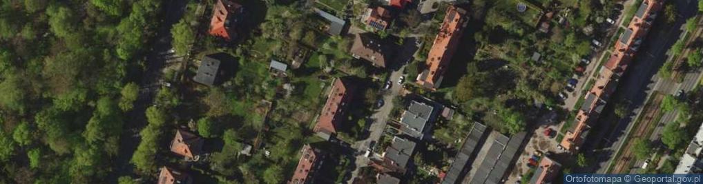 Zdjęcie satelitarne Wspólnota Mieszkaniowa "GARWOLIŃSKA 9-11"