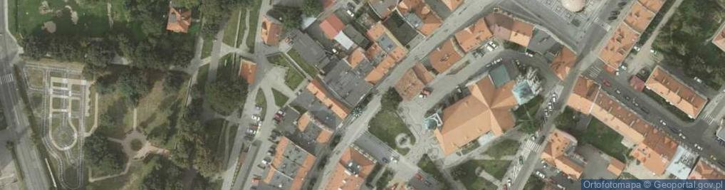Zdjęcie satelitarne Wspólnota Mieszkaniowa Grabskiego 45 Legnica
