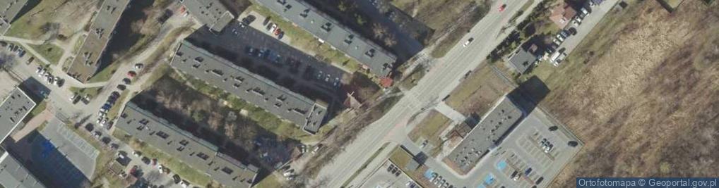 Zdjęcie satelitarne Wspólnota Mieszkaniowa Grodzka 14 Kraśnik