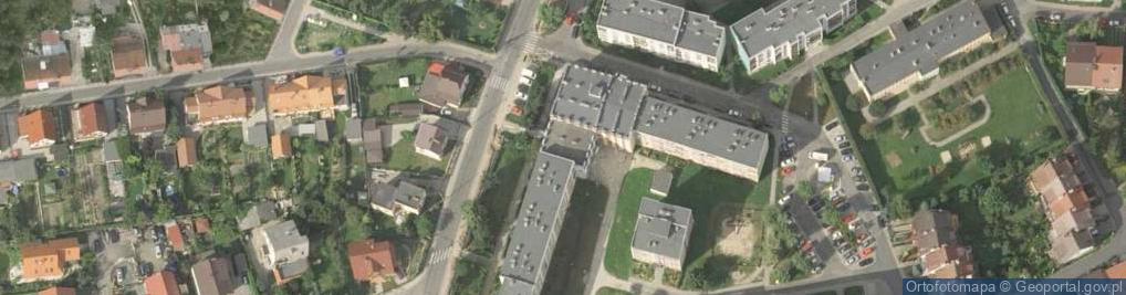 Zdjęcie satelitarne Wspólnota Mieszkaniowa Kochanowskiego 5 59-225 Chojnów