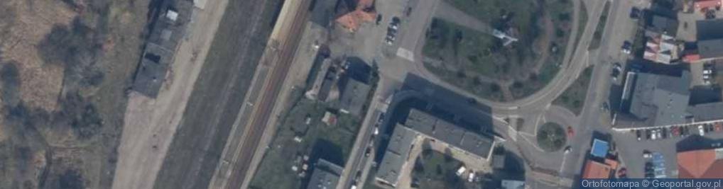 Zdjęcie satelitarne Wspólnota Mieszkaniowa Kościuszki 19 w Świdwinie