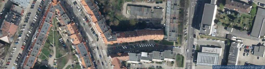 Zdjęcie satelitarne Wspólnota Mieszkaniowa Kościuszki nr 38 Zgorzelec