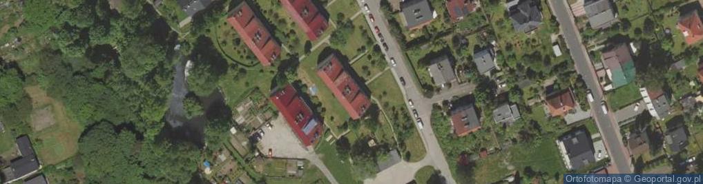 Zdjęcie satelitarne Wspólnota Mieszkaniowa Malinnik 6 w Jeleniej Górze