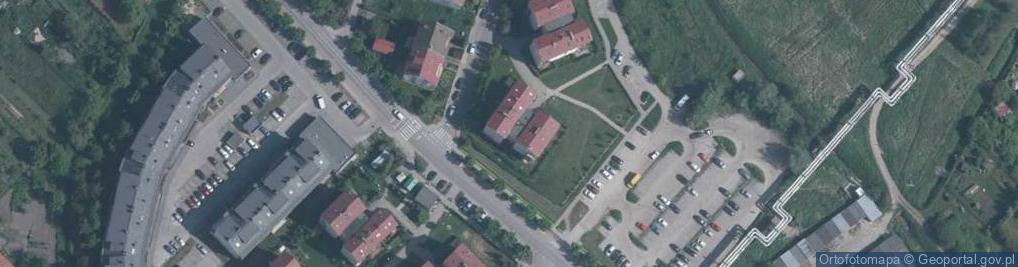 Zdjęcie satelitarne Wspólnota Mieszkaniowa Modrzewiowa 2 i 4 w Siechnicach