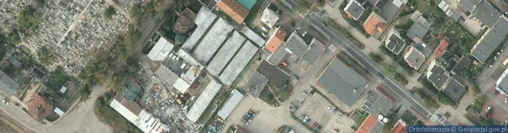 Zdjęcie satelitarne Współnota Mieszkaniowa Nieruchomości Nowodworskiego 17
