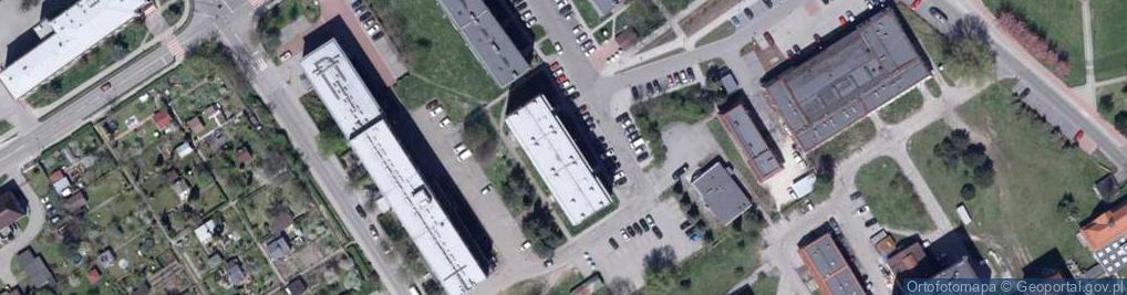Zdjęcie satelitarne Wspólnota Mieszkaniowa Nieruchomości przy Al.Piastów 11 w Knurowie