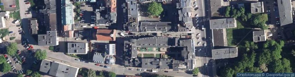 Zdjęcie satelitarne Wspólnota Mieszkaniowa Nieruchomości przy ul.1 Maja 18-20 w Koszalinie