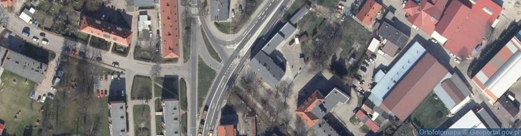 Zdjęcie satelitarne Wspólnota Mieszkaniowa Nieruchomości przy ul.28 Lutego 60 w Szczecinku