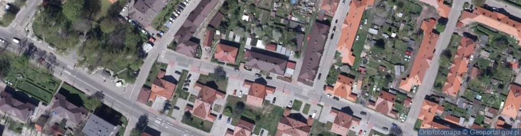 Zdjęcie satelitarne Wspólnota Mieszkaniowa Nieruchomości przy ul.Adama Mickiewicza 3 w Knurowie