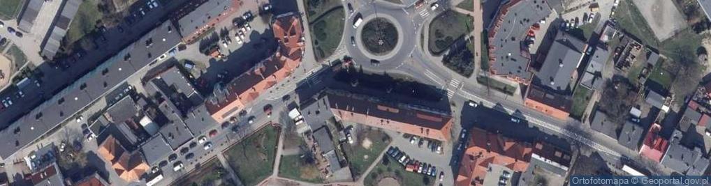 Zdjęcie satelitarne Wspólnota Mieszkaniowa Nieruchomości przy ul.Bydgoskiej nr 1 w Wałczu