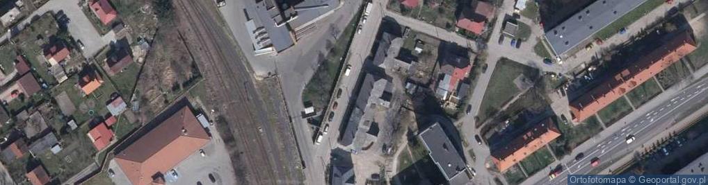 Zdjęcie satelitarne Wspólnota Mieszkaniowa Nieruchomości przy ul.Chełmińskieh nr 5 w Wałczu