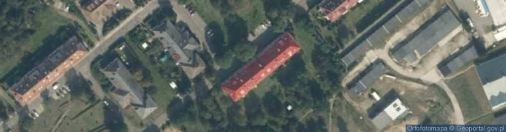 Zdjęcie satelitarne Wspólnota Mieszkaniowa Nieruchomości przy ul.Chopina 3A, 3B w Bornem Sulinowie