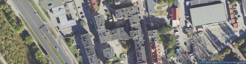 Zdjęcie satelitarne Wspólnota Mieszkaniowa Nieruchomości przy ul.Dworcowej 7 w Koszalinie