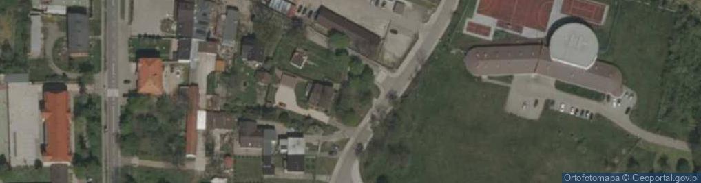 Zdjęcie satelitarne Wspólnota Mieszkaniowa Nieruchomości przy ul.Gliwickiej 15 w Tos