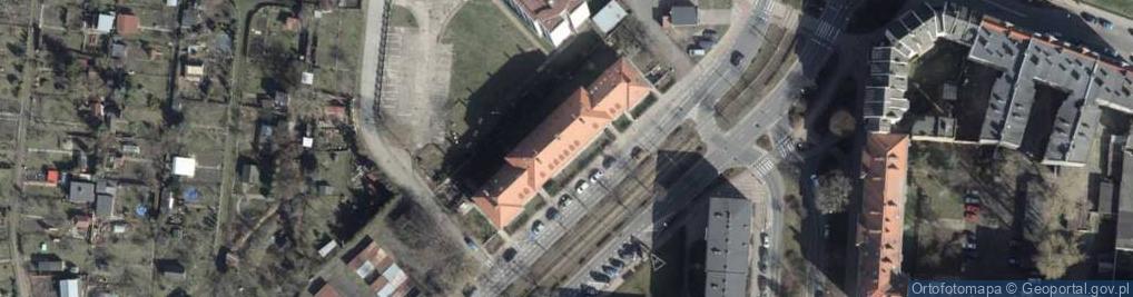Zdjęcie satelitarne Wspólnota Mieszkaniowa Nieruchomości przy ul.Horeszków 4, 6, 8, 10 w Szczecinie