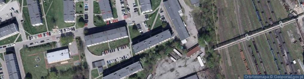 Zdjęcie satelitarne Wspólnota Mieszkaniowa Nieruchomości przy ul.Jana Kilińskiego 20 w Knurowie