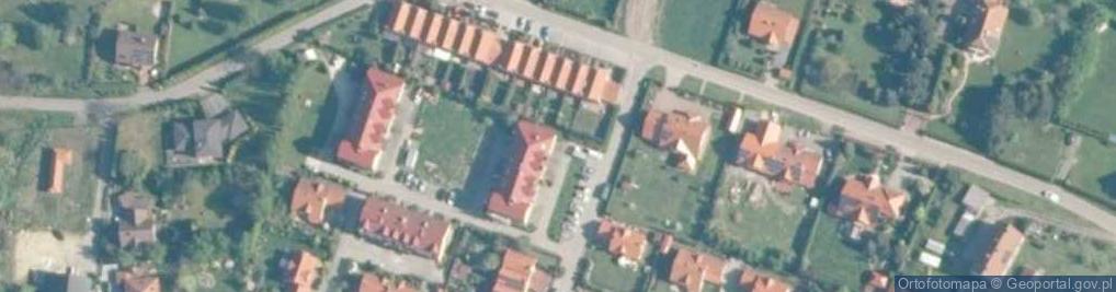 Zdjęcie satelitarne Wspólnota Mieszkaniowa Nieruchomości przy ul.Jaśminowej 2-4 w Żernicy