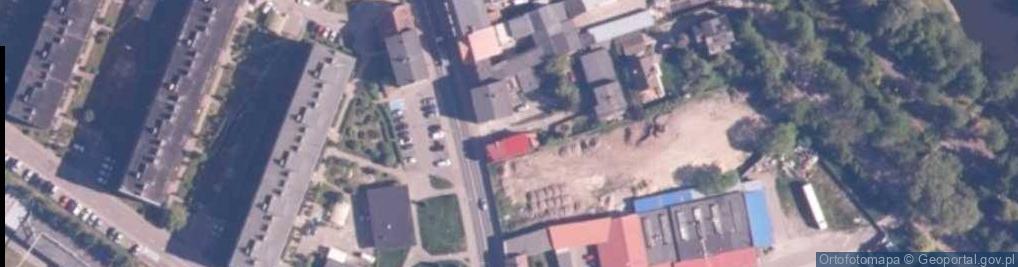 Zdjęcie satelitarne Wspólnota Mieszkaniowa Nieruchomości przy ul.Jedności Narodowej 8 w Sławnie