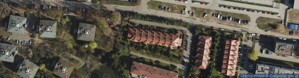 Zdjęcie satelitarne Wspólnota Mieszkaniowa Nieruchomości przy ul.Karpia 11 A-H w Poznaniu