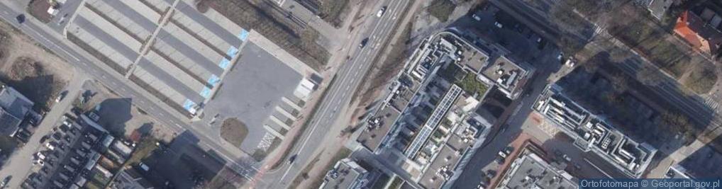 Zdjęcie satelitarne Wspólnota Mieszkaniowa Nieruchomości przy ul.Kołątaja 11-11D w Świnoujściu