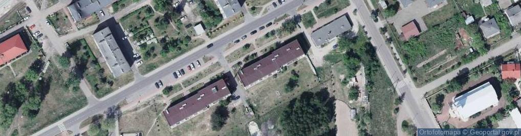 Zdjęcie satelitarne Wspólnota Mieszkaniowa Nieruchomości przy ul.Kolejarzy 8 i 10 w Małaszewiczach