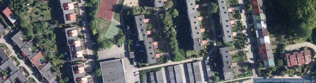 Zdjęcie satelitarne Wspólnota Mieszkaniowa Nieruchomości przy ul.Kościuszki 3 w Koszalinie
