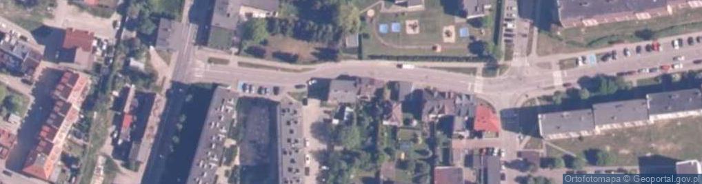 Zdjęcie satelitarne Wspólnota Mieszkaniowa Nieruchomości przy ul.Królowej Jadwigi 6 w Darłowie