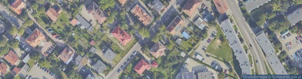 Zdjęcie satelitarne Wspólnota Mieszkaniowa Nieruchomości przy ul.Królowej Jadwigi 6 w Wałczu