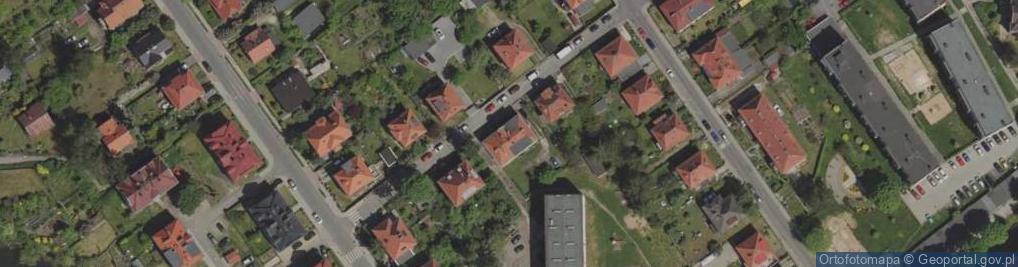 Zdjęcie satelitarne Wspólnota Mieszkaniowa Nieruchomości przy ul.Malczewskiego 4 w Jeleniej Górze