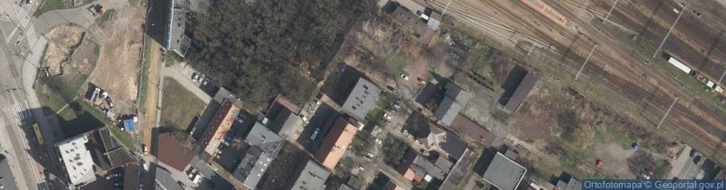 Zdjęcie satelitarne Wspólnota Mieszkaniowa Nieruchomości przy ul.Na Piasku 10 w Gliwicach
