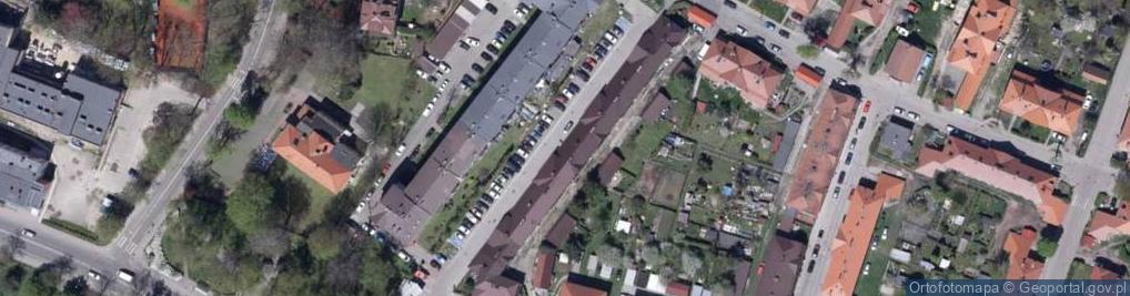 Zdjęcie satelitarne Wspólnota Mieszkaniowa Nieruchomości przy ul.Ogrodowej 2 w Knurowie