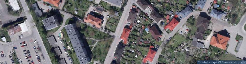 Zdjęcie satelitarne Wspólnota Mieszkaniowa Nieruchomości przy ul.Pocztowej 5 w Knurowie