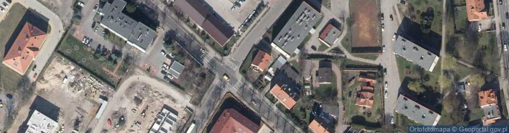 Zdjęcie satelitarne Wspólnota Mieszkaniowa Nieruchomości przy ul.Polnej 23 w Szczecinku