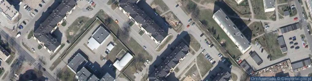 Zdjęcie satelitarne Wspólnota Mieszkaniowa Nieruchomości przy ul.Polnej 31 w Szczecinku