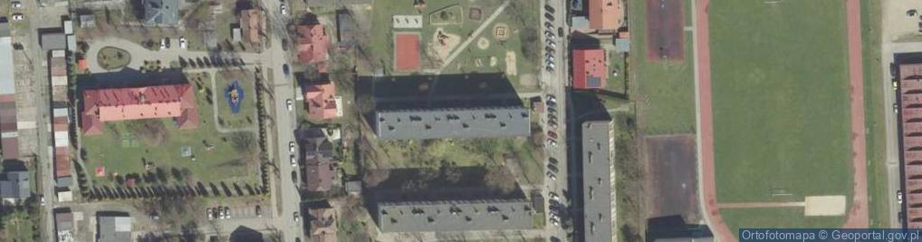 Zdjęcie satelitarne Wspólnota Mieszkaniowa Nieruchomości przy ul.Pułaskiego 66