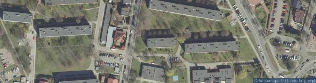 Zdjęcie satelitarne Wspólnota Mieszkaniowa Nieruchomości przy ul.Pułaskiego 95