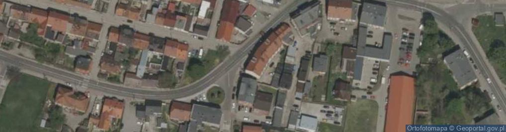 Zdjęcie satelitarne Wspólnota Mieszkaniowa Nieruchomości przy ul.Strzeleckiej 5 i 7 w Toszku