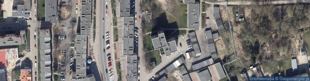 Zdjęcie satelitarne Wspólnota Mieszkaniowa Nieruchomości przy ul.Szczecińskiej nr 24 C-D w Szczecinku
