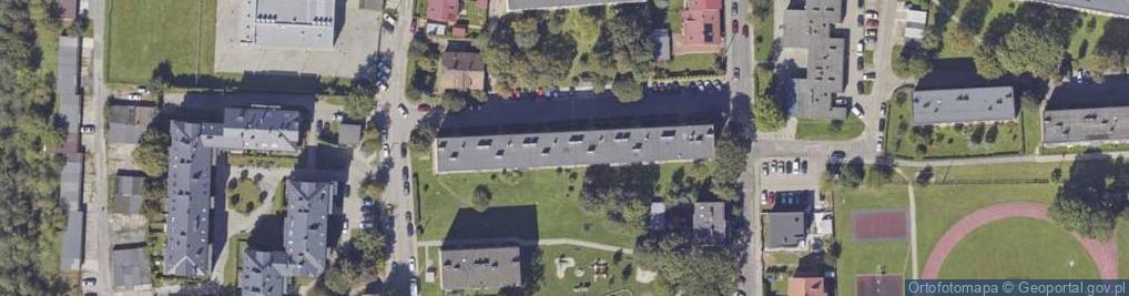 Zdjęcie satelitarne Wspólnota Mieszkaniowa Nieruchomości przy ul.Szczepanika 2