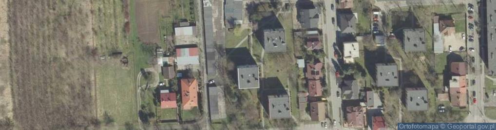 Zdjęcie satelitarne Wspólnota Mieszkaniowa Nieruchomości przy ul.Szujskiego 33