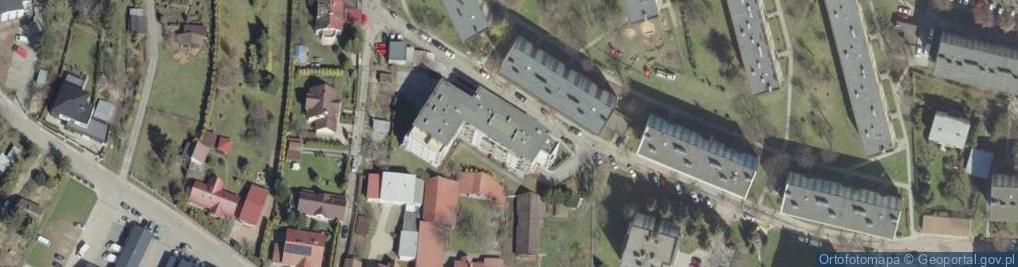 Zdjęcie satelitarne Wspólnota Mieszkaniowa Nieruchomości przy ul.Wiejskiej 15-17 w Tarnowie
