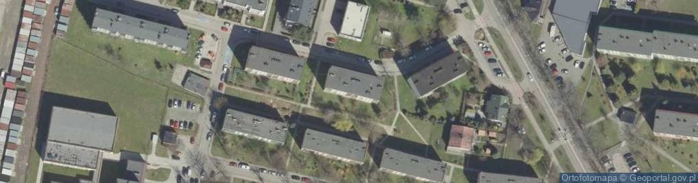 Zdjęcie satelitarne Wspólnota Mieszkaniowa Nieruchomości przy ul.Wieniawskiego 4