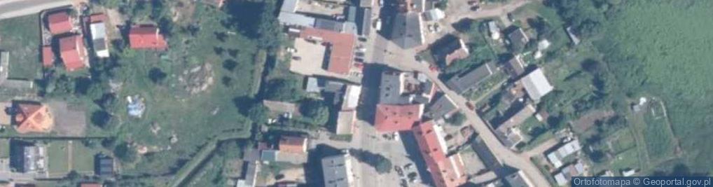 Zdjęcie satelitarne Wspólnota Mieszkaniowa Nieruchomości przy ul.Wojska Polskiego 1 w Barwicach