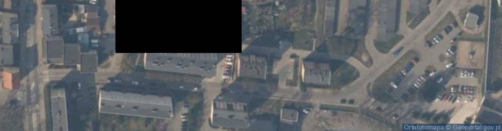 Zdjęcie satelitarne Wspólnota Mieszkaniowa Nieruchomości przy ul.Zamkowej 5 w Nowogardzie