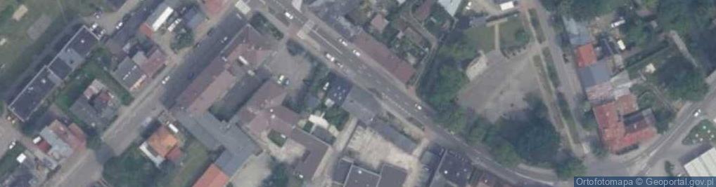 Zdjęcie satelitarne Wspólnota Mieszkaniowa Nieruchomości przy ul.Żeromskiego 19 w Darłowie