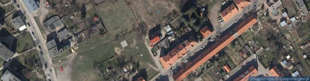 Zdjęcie satelitarne Wspólnota Mieszkaniowa Nieruchomości przy ul.Zielonej nr 47 w Szczecinku